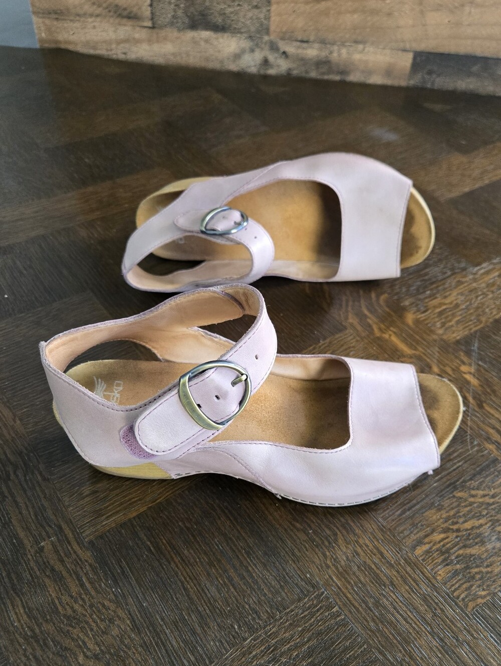 Dansko Tiana Blush Nubuck Sandal Shoes Size 40/9